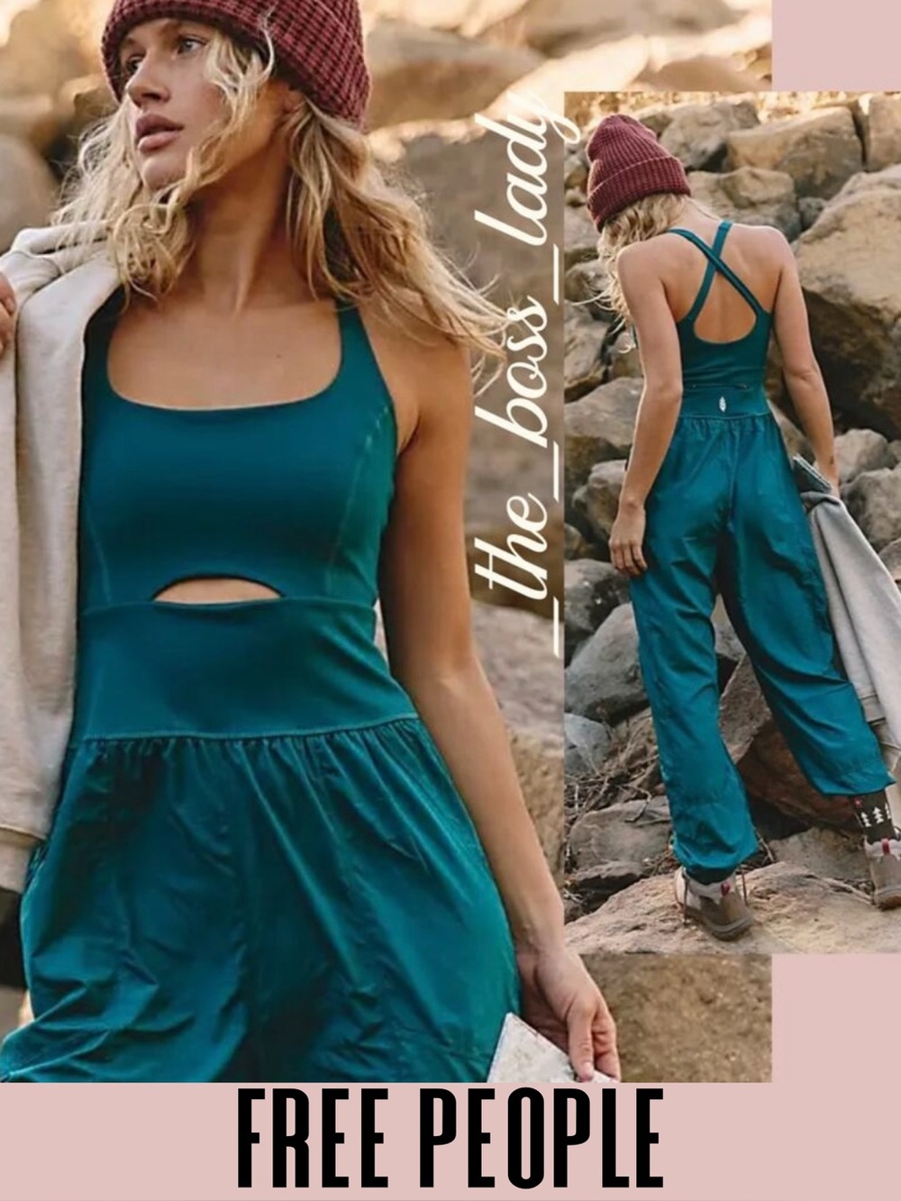 Free People jumpsuit cutout onesie one-piece activewear romper XS